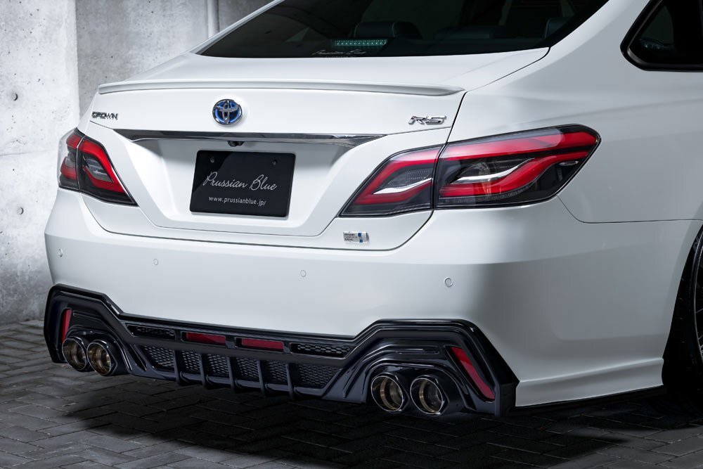 M'z SPEED リアアンダースポイラー プレシャスホワイトパール (090) FRP クラウン ARS220 H30.6~R4.8 RS拍卖