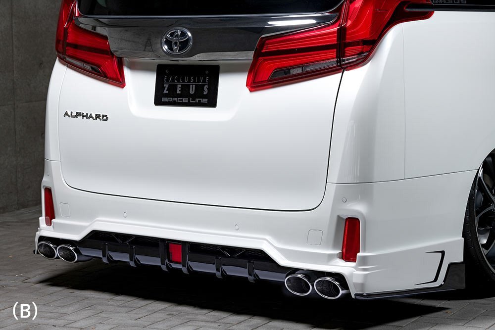M'z SPEED リアアンダースポイラー 未塗装 FRP アルファードハイブリッド AYH30W H30.1~R5.5 SR/S MC後拍卖