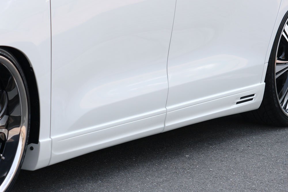 M'z SPEED サイドステップ ブラック (202) FRP ヴェルファイア ANH20W ANH25W GGH20W GGH25W H23.11~H26.12 V/X MC後拍卖