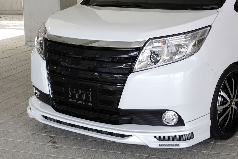 M'z SPEED フロントハーフスポイラー ブラック (202) FRP ノア ZRR80G ZRR85G H26.1~H29.7 G/X/X Vパッケージ MC前拍卖