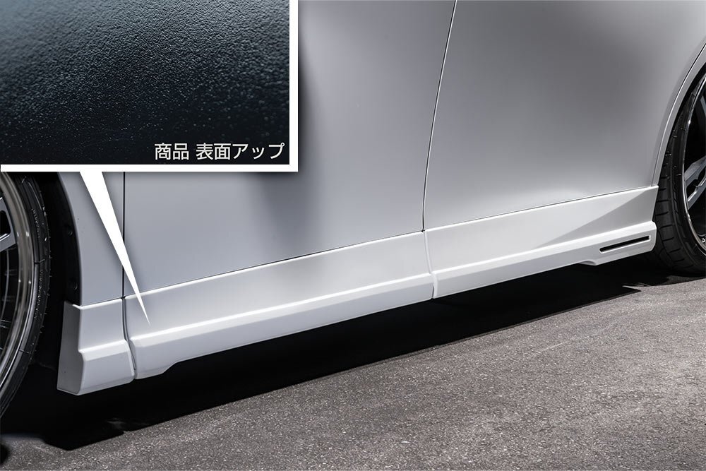 M'z SPEED サイドステップ モール無車 つや消しブラック AES アルファード 40系 R5.6~ エグゼクティブラウンジ/Z 純正サイドモール無車拍卖