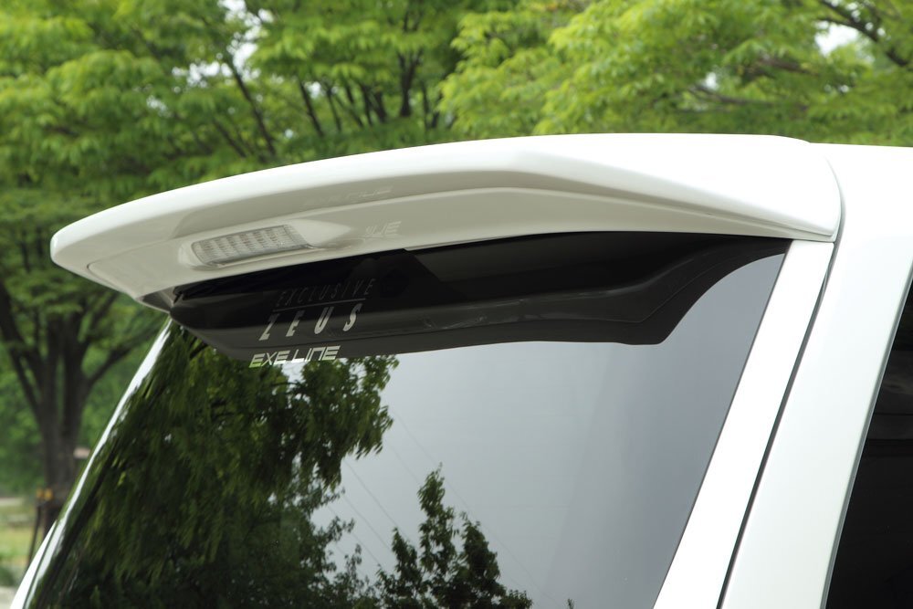 M'z SPEED リアウイング ホワイトパールクリスタルシャイン (070) FRP ヴェルファイア 20系 H23.11~H26.12 V/X MC後拍卖