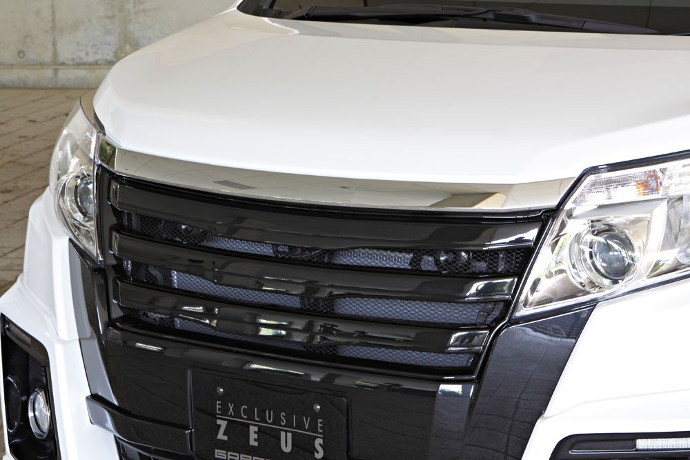 M'z SPEED フロントグリル ホワイトパールクリスタルシャイン (070) FRP ノア ZWR80W H28.1~H29.7 ハイブリッドSi MC前拍卖