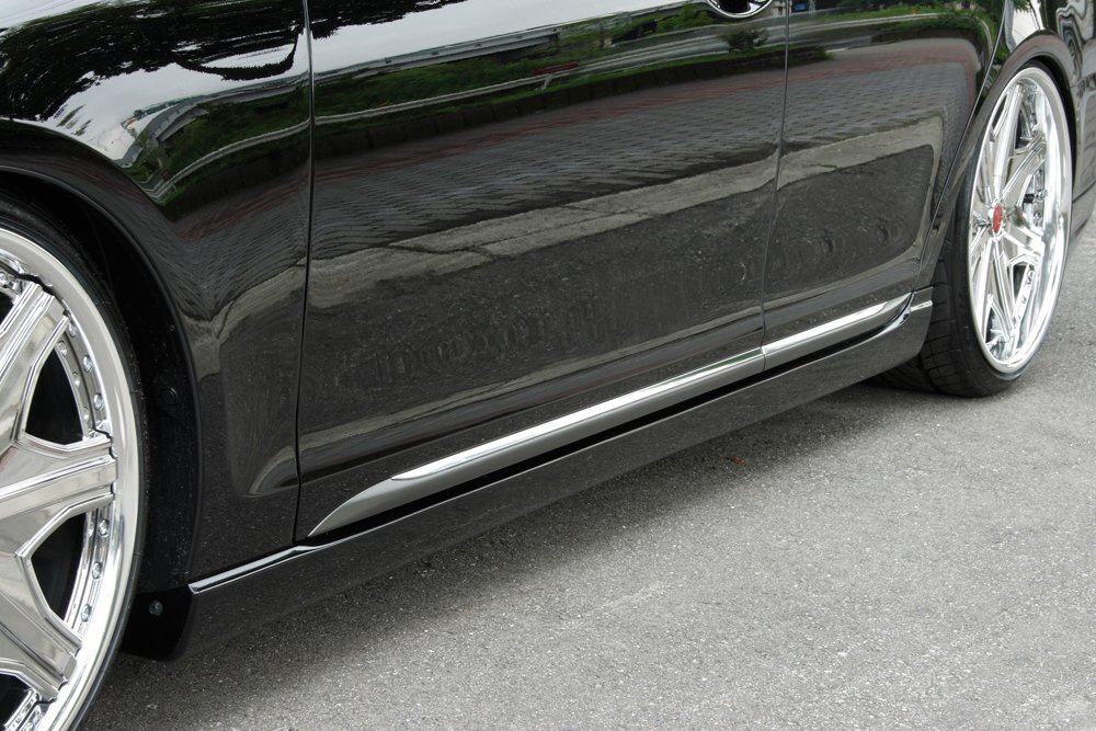 M'z SPEED サイドステップ 未塗装 FRP レクサス GS350 GRS191 GRS196 H19.10~H23.12 MC後拍卖