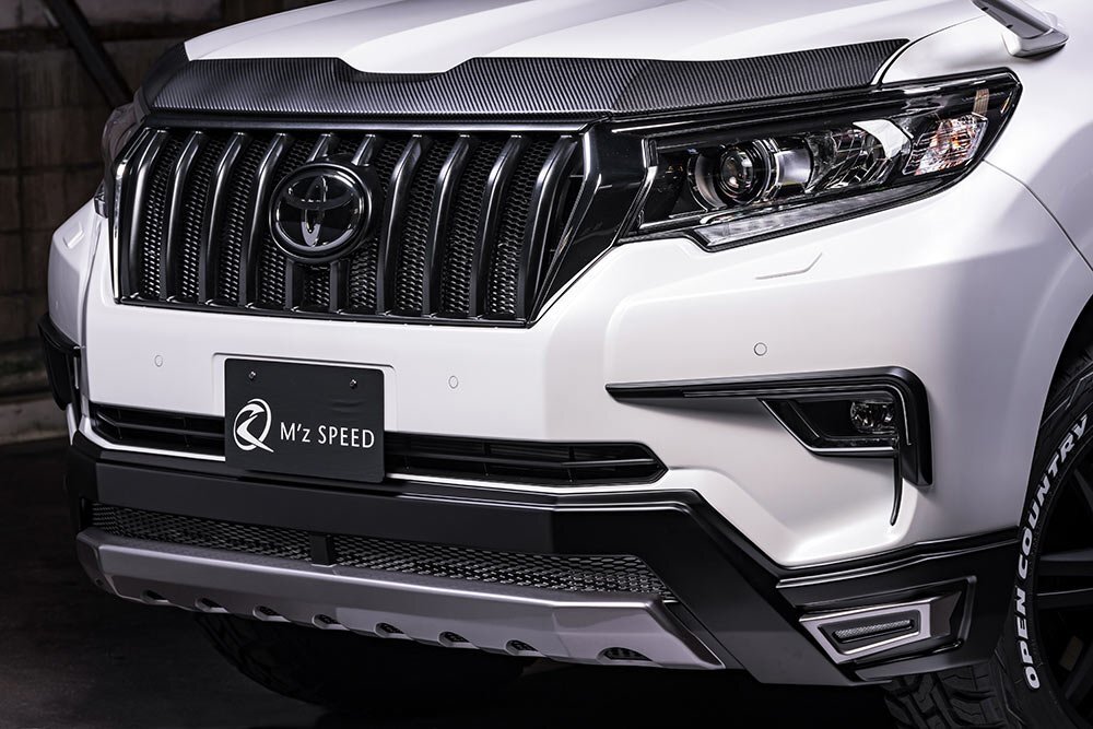 M'z SPEED フロントハーフスポイラー 未塗装 ABS ランドクルーザープラド GDJ150W GDJ151W TRJ150W H29.9~R6.4拍卖