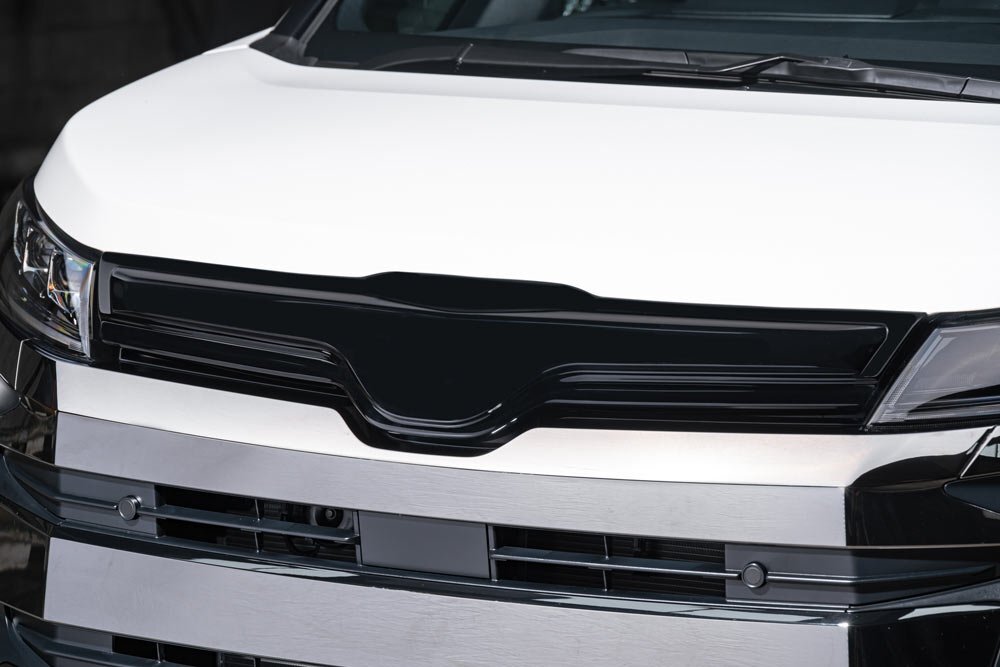 M'z SPEED フードトップモール ホワイトパールクリスタルシャイン (070) ABS ノア ZWR90W ZWR95W R4.1~ ハイブリッドS-Z/S-G拍卖