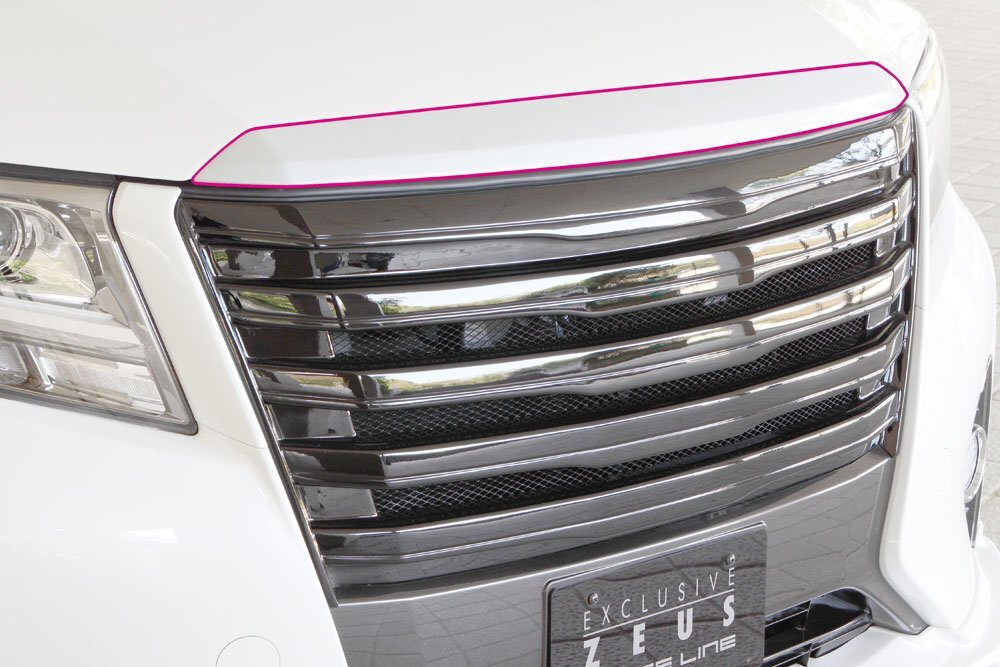 M'z SPEED フードトップモール 未塗装 FRP アルファード AGH30W AGH35W GGH30W GGH35W H27.1~H29.12 エグゼクティブラウンジ/GF/G/X MC前拍卖