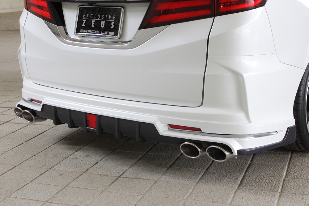 M'z SPEED リアアンダースポイラー 塗り分け塗装 (NH788P/RP47P) FRP オデッセイ RC1 RC2 H25.11~H29.10 アブソルート/Gエアロ MC前拍卖