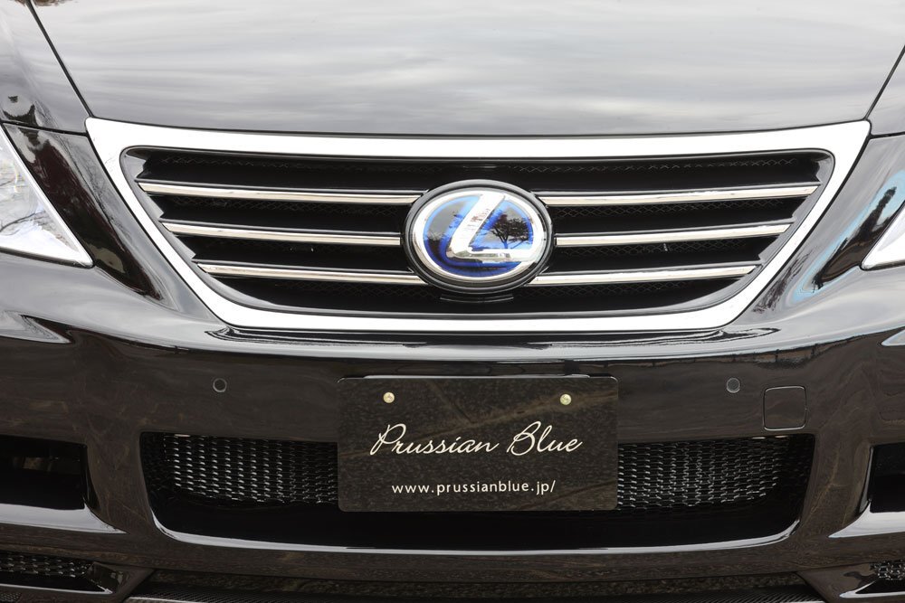 M'z SPEED フロントグリル 未塗装 FRP レクサス LS600hL UVF46 H19.5~H21.9 MC前 ミリ波レーダー無車拍卖