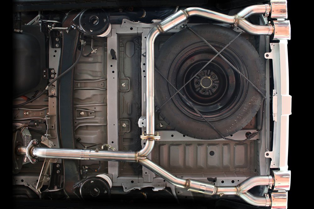 M'z SPEED エキゾーストシステム 左右4本出し (MZ41) ヴェルファイア DBA-ANH20W DBA-ANH25W H23.11~H26.12 2AZ-FE Z MC後拍卖