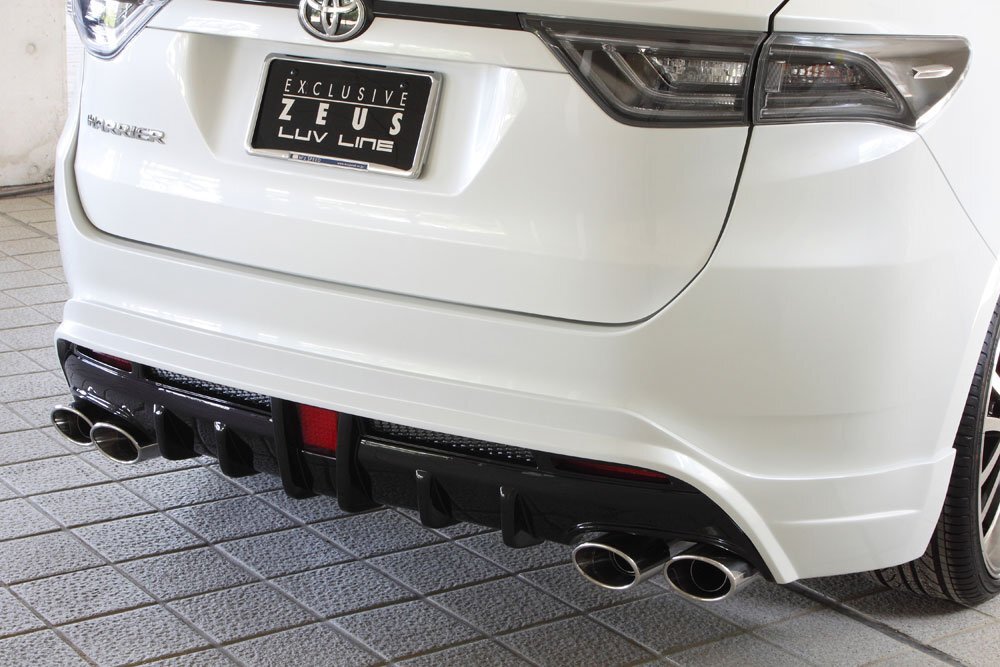 M'z SPEED リアアンダースポイラー ブラック (202) FRP ハリアー ZSU60W ZSU65W H25.12~H29.5 MC前拍卖