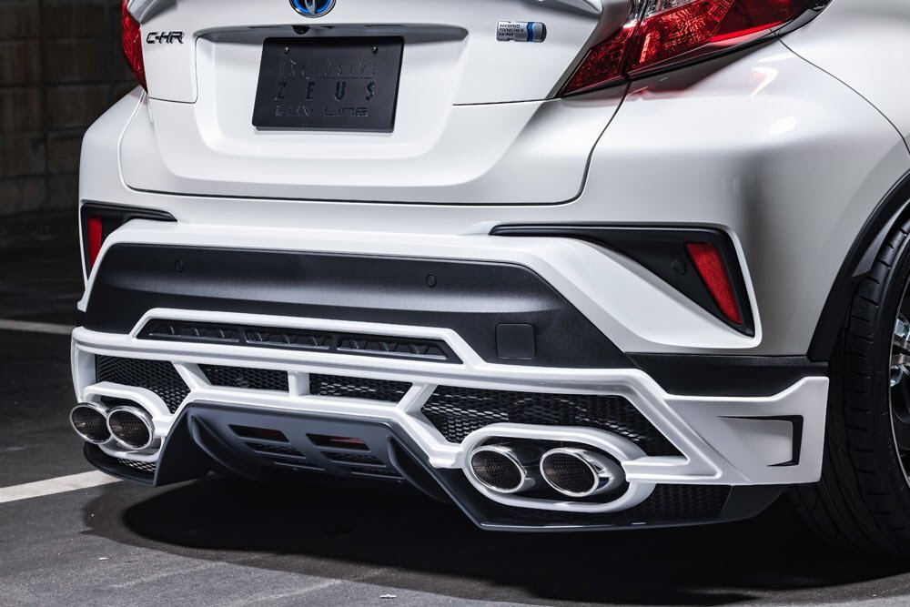 M'z SPEED リアアンダースポイラー 塗り分け塗装 (070/MB) FRP C-HR NGX10 NGX50 ZYX11 R1.10~R5.7 G/S/G-T/S-T MC後拍卖