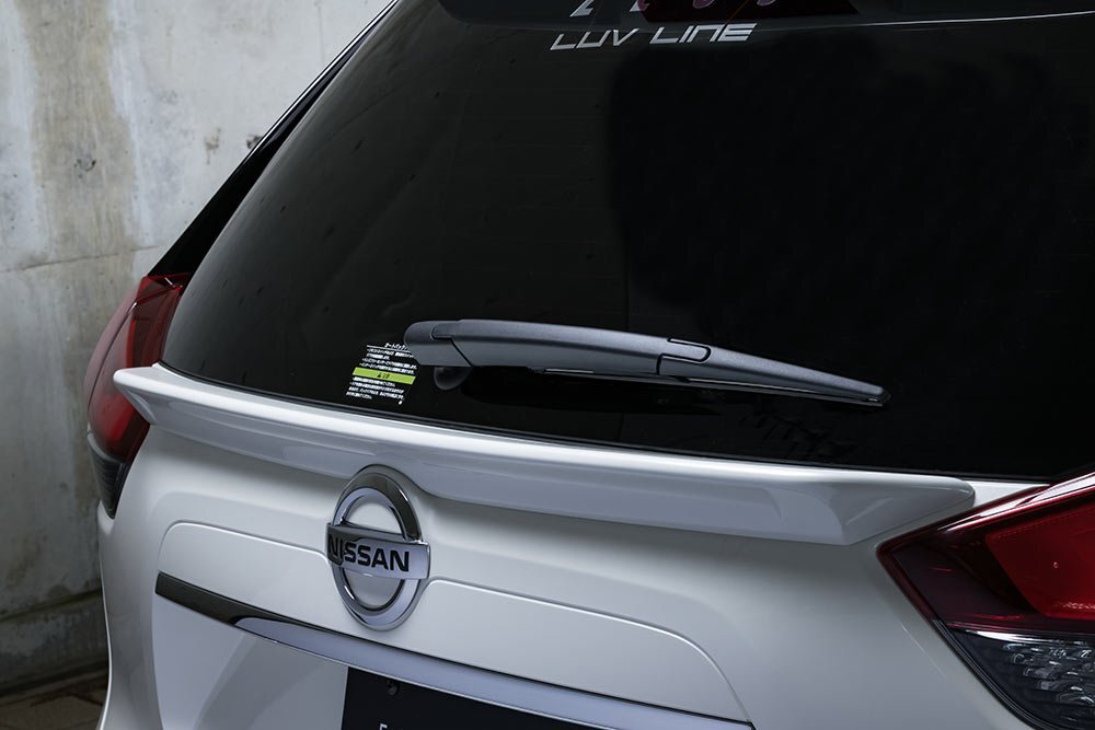 M'z SPEED リアゲートウイング 未塗装 FRP エクストレイル HNT32 HT32 NT32 T32 H29.6~R2.9 20X/20S/ハイブリッド MC後拍卖