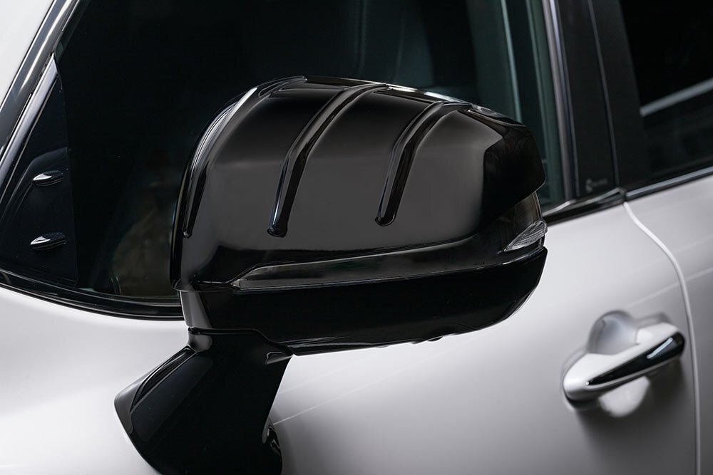 M'z SPEED ドアミラーカバー ブラック (202) 3Dプリンター出力 樹脂粉末焼結品 レクサス LX600 VJA310W R4.1~拍卖