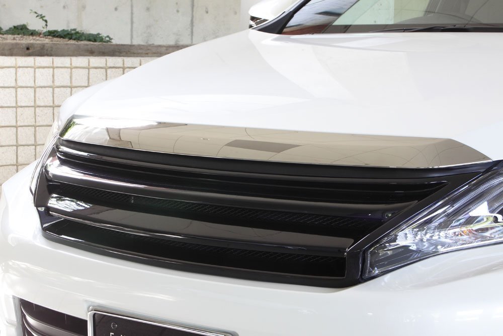 M'z SPEED フロントグリル 未塗装 FRP ハリアー 60系 H25.12~H29.5 MC前 カメラ無車 PCS無車 レーダークルーズコントロール無車拍卖