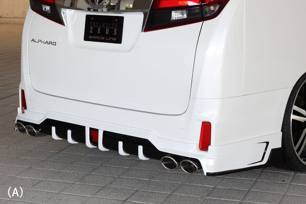 M'z SPEED リアアンダースポイラー ブラック (202) FRP アルファードハイブリッド AYH30W H27.1~H29.12 SR MC前拍卖