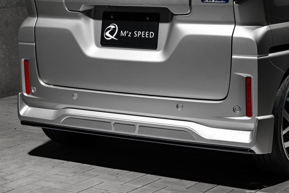 M'z SPEED リアアンダースポイラー 未塗装 ABS スペーシアカスタム MK54S R5.11~拍卖