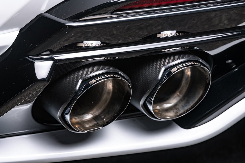 M'z SPEED エキゾーストカッター (MZ94) カーボン レクサス LC500 URZ100 H29.4~拍卖