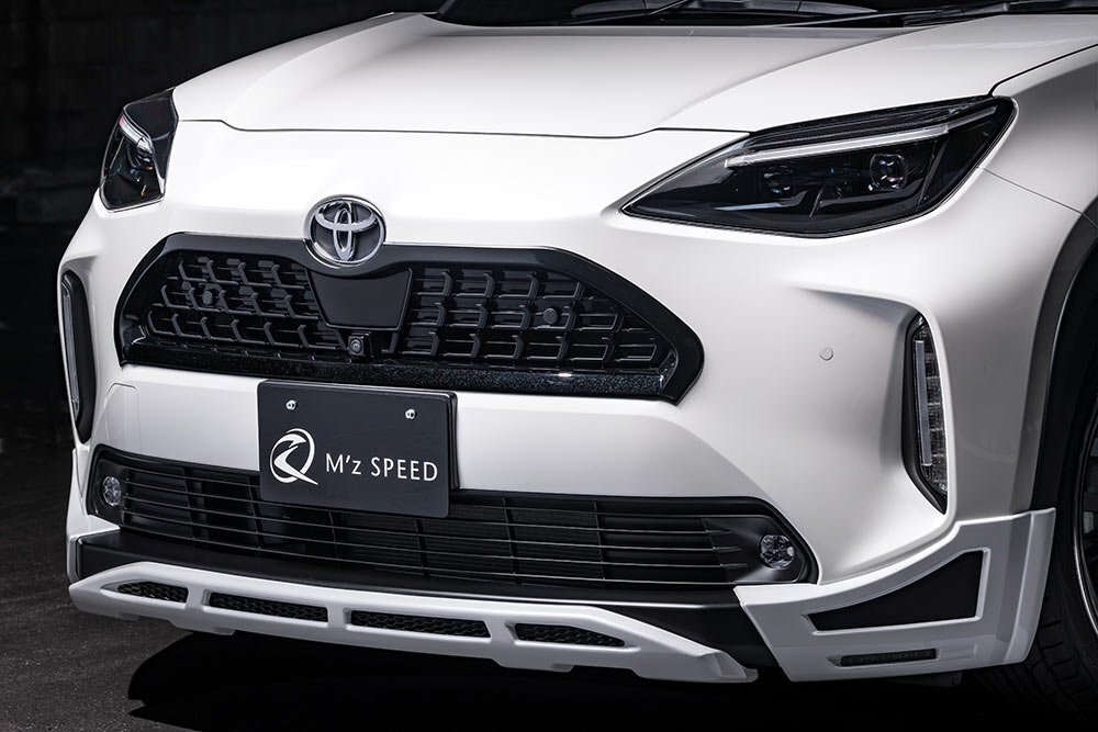 M'z SPEED フロントハーフスポイラー 塗り分け塗装 (070/MB) ABS ヤリスクロス 10系 R2.8~ アドベンチャー/GRスポーツ除く拍卖