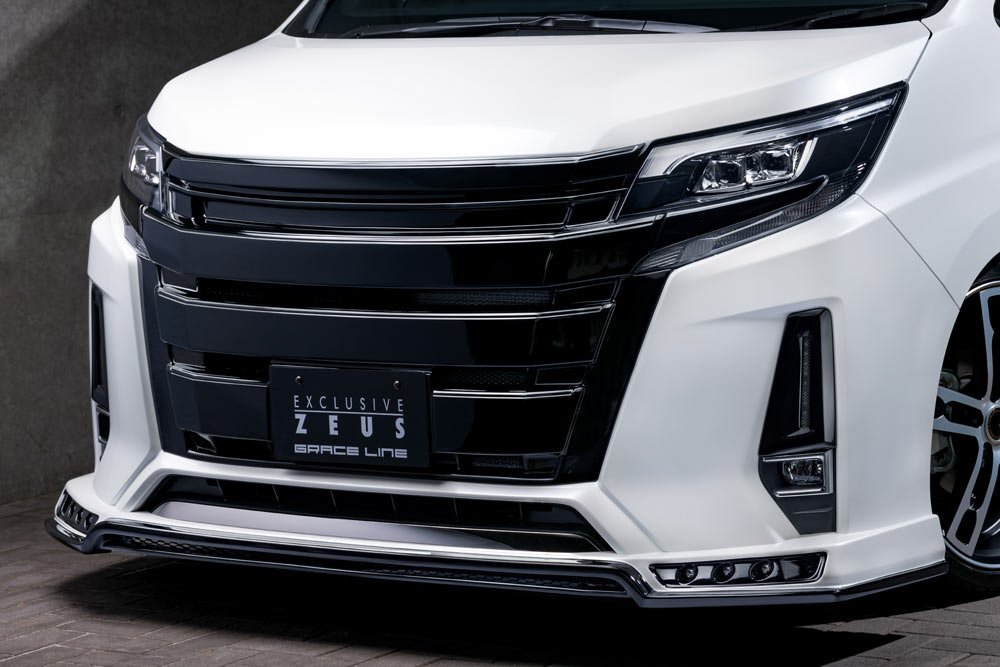 M'z SPEED フロントハーフスポイラー 塗り分け塗装 (070/202) FRP ノア ZRR80W ZRR85W H29.8~R3.12 Si MC後拍卖