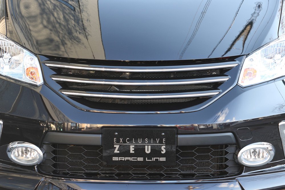 M'z SPEED フロントグリル プレミアムホワイトパール (NH624P) FRP フリードハイブリッド GP3 H23.10~H26.3 中期拍卖