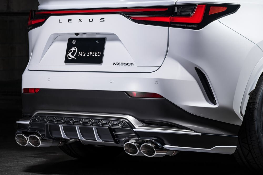 M'z SPEED リアアンダースポイラー 塗り分け塗装 (083/BK) AES レクサス NX450h+ AAZH26 R3.11~ Fスポーツ拍卖