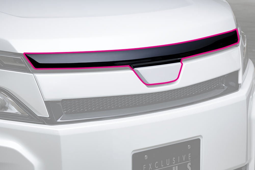 M'z SPEED フードトップモール 未塗装 FRP ヴォクシー ZWR80G H29.8~R2.3 ハイブリッドV/X MC後拍卖