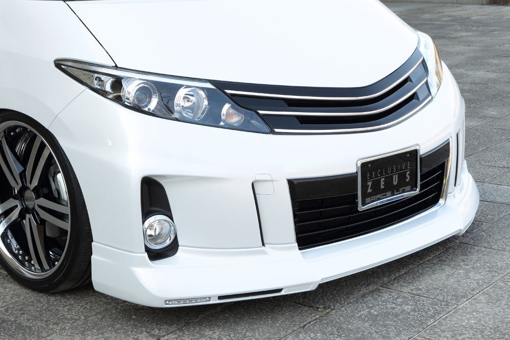 M'z SPEED フロントハーフスポイラー 未塗装 FRP エスティマ ACR50W ACR55W GSR50W GSR55W H24.5~H28.5 アエラス拍卖