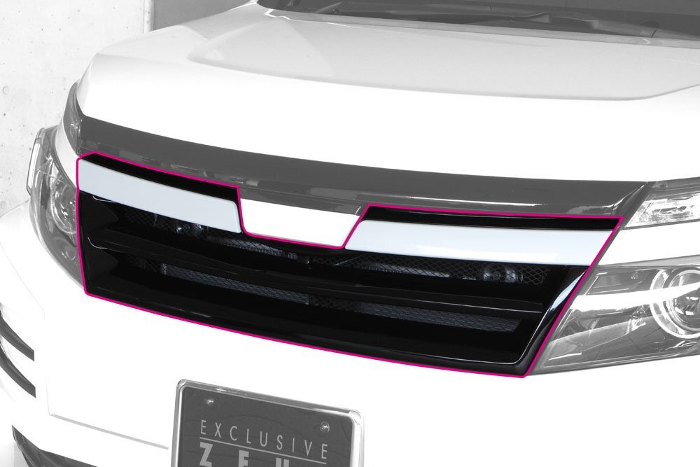 M'z SPEED フロントグリル 未塗装 FRP ヴォクシー ZWR80G H26.1~H29.7 ハイブリッドV/X MC前拍卖