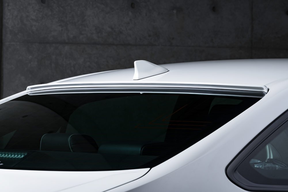 M'z SPEED ルーフスポイラー ホワイトパールクリスタルシャイン (062) FRP クラウン ARS220 H30.6~R4.8 RS拍卖