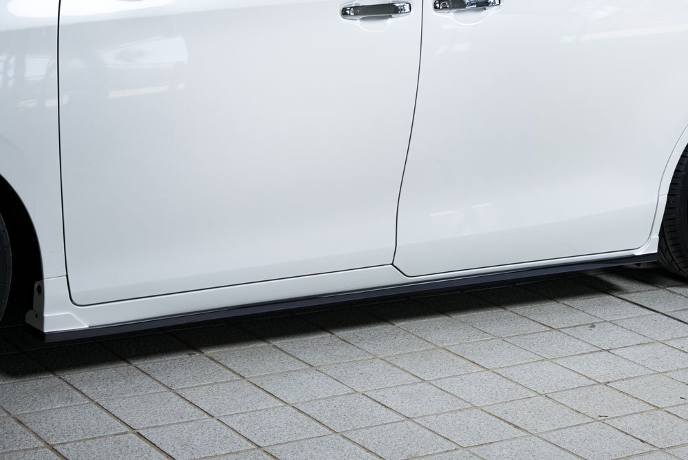 M'z SPEED サイドステップ ホワイトパールクリスタルシャイン (070) FRP エスクァイア ZWR80G H29.6~R3.12 ハイブリッド拍卖