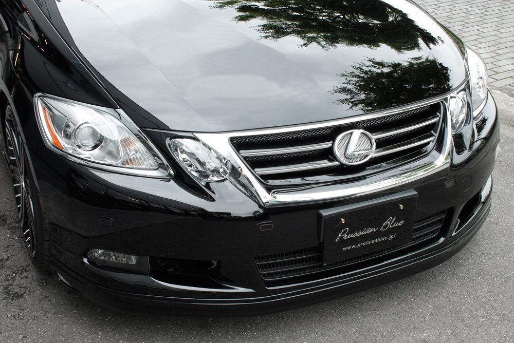 M'z SPEED フロントハーフスポイラー 未塗装 FRP レクサス GS460 URS190 H19.10~H23.12 MC後拍卖