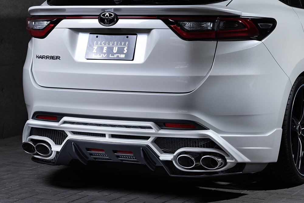 M'z SPEED リアアンダースポイラー タイプB 塗り分け塗装 (070/1G3) FRP ハリアー ASU60W ASU65W ZSU60W ZSU65W H29.6~R2.5 MC後拍卖