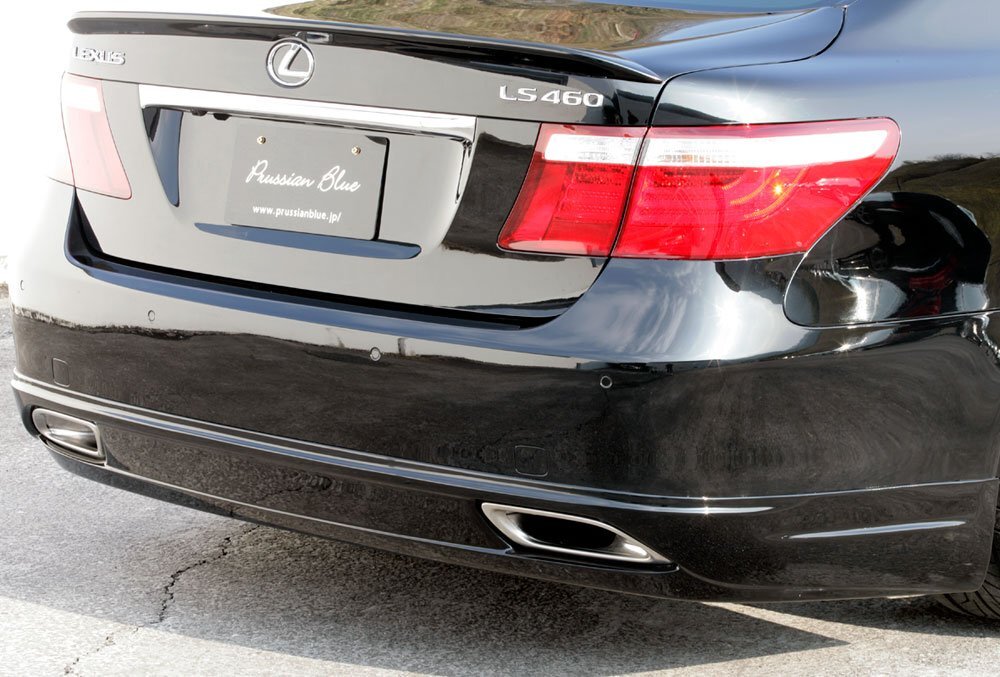 M'z SPEED リアアンダースポイラー 未塗装 FRP レクサス LS600hL UVF46 H18.9~H21.9 MC前拍卖