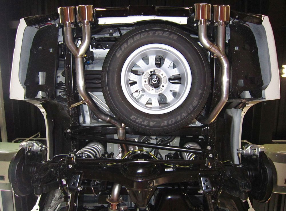 M'z SPEED エキゾーストシステム 左右4本出し (MZ32) ランドクルーザー CBA-URJ202W H24.1~H27.7 1UR-FE 5人乗り車除く拍卖