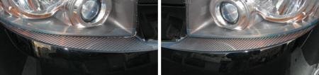 ハセプロ マジカルカーボン ヘッドライトガーニッシュ ヴォクシー ZRR70G ZRR70W ZRR75G ZRR75W 2007/6~2010/3拍卖