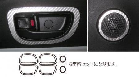 ハセプロ マジカルアートレザー インナードアハンドルパネル アクア NHP10 2011/12~2014/11拍卖