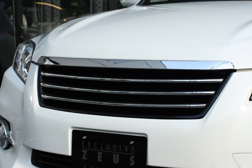 M'z SPEED フロントグリル ホワイトパールクリスタルシャイン (070) FRP ヴァンガード GSA33W H22.2~H25.11 350S MC後拍卖