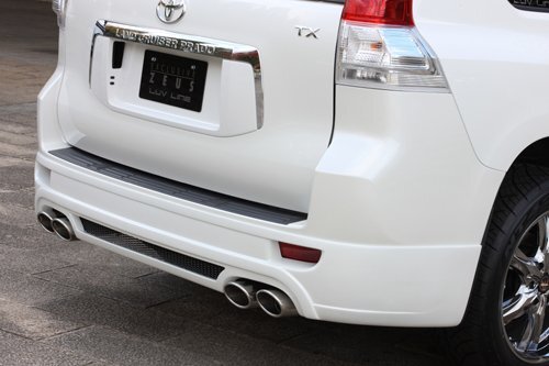 M'z SPEED リアアンダースポイラー ホワイトパールクリスタルシャイン (070) FRP ランドクルーザープラド 150系 H21.9~H25.8拍卖
