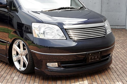 M'z SPEED フロントバンパースポイラー 未塗装 FRP ノア AZR60G AZR65G H16.8~H19.5 MC後拍卖