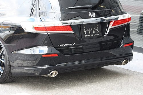 M'z SPEED リアアンダースポイラー ホワイト (NH624P) FRP オデッセイ RB3 RB4 H20.11~H25.10 エアロパッケージ/アブソルート除く拍卖