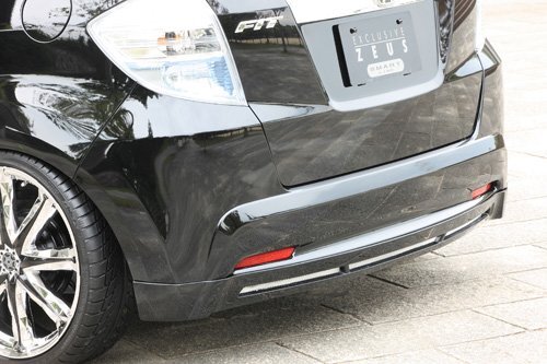 M'z SPEED リアアンダースポイラー クリスタルブラックパール (NH731P) FRP フィット GE6 GE7 GE8 GE9 H22.10~H25.8 MC後拍卖