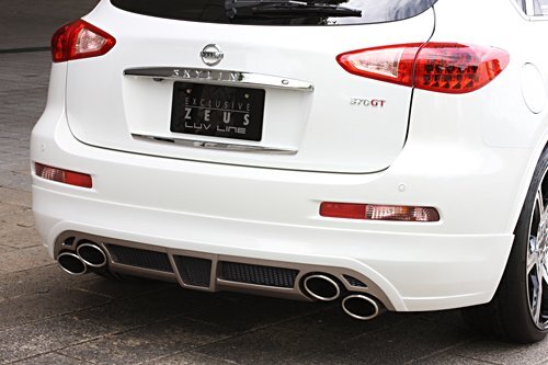 M'z SPEED リアアンダースポイラー 未塗装 FRP スカイラインクロスオーバー J50 NJ50 H21.7~ エアロパッケージ付車除く拍卖