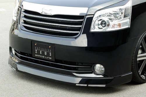 M'z SPEED フロントハーフスポイラー ブラック (202) FRP ノア ZRR70G ZRR75G H19.6~H22.3 G/X/YY拍卖