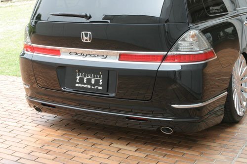 M'z SPEED リアアンダースポイラー ナイトホークブラックパール (B92P) FRP オデッセイ RB1 RB2 H18.4~H20.10 MC後拍卖