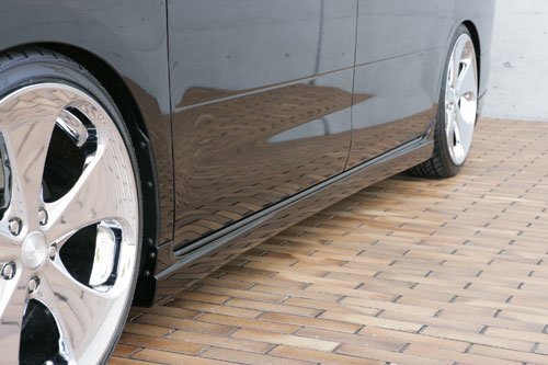 M'z SPEED サイドステップ スーパーブラック (KH3) FRP セレナ C25 NC25 H17.5~H19.11 20S/20G MC前拍卖