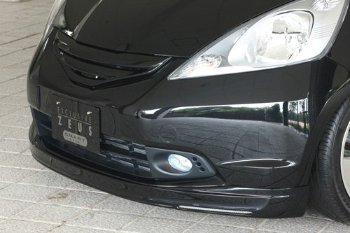 M'z SPEED フロントハーフスポイラー クリスタルブラックパール (NH731P) FRP フィット GE6 GE7 GE8 GE9 H19.10~H22.9 MC前拍卖