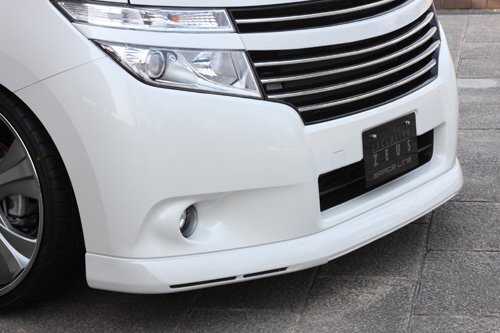 M'z SPEED フロントスポイラー ブリリアントホワイトパール (QAB) FRP エルグランド PE52 PNE52 TE52 TNE52 H22.8~R2.9拍卖