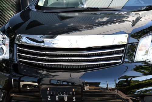 M'z SPEED フロントグリル ブラック (202) FRP ノア ZRR70W ZRR75W H22.4~H25.12 Si/S MC後拍卖