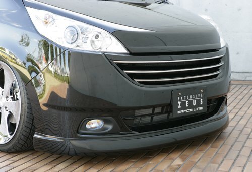 M'z SPEED フロントスポイラー 未塗装 FRP ステップワゴン RG1 RG2 H17.5~H19.10 MC前拍卖